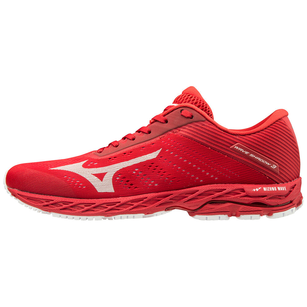 Mizuno WAVE SHADOW 3 Férfi Futócipő Piros/Fehér MHJ749618